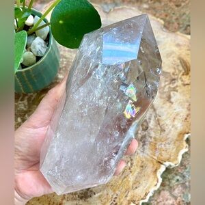 Rainbow 🌈 Clear Quartz Crystal